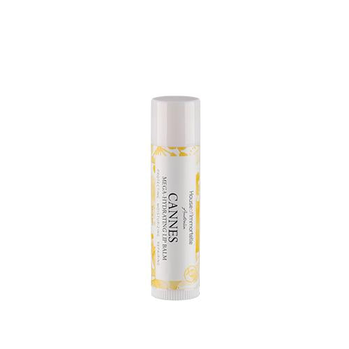 A nourishing Cannes Mega Hydrating Lip Balm by House of Immortelle, designed to deeply hydrate and protect the lips. Its rich formula provides long-lasting moisture, leaving lips soft, smooth, and supple. The sleek, portable packaging makes it perfect for on-the-go hydration